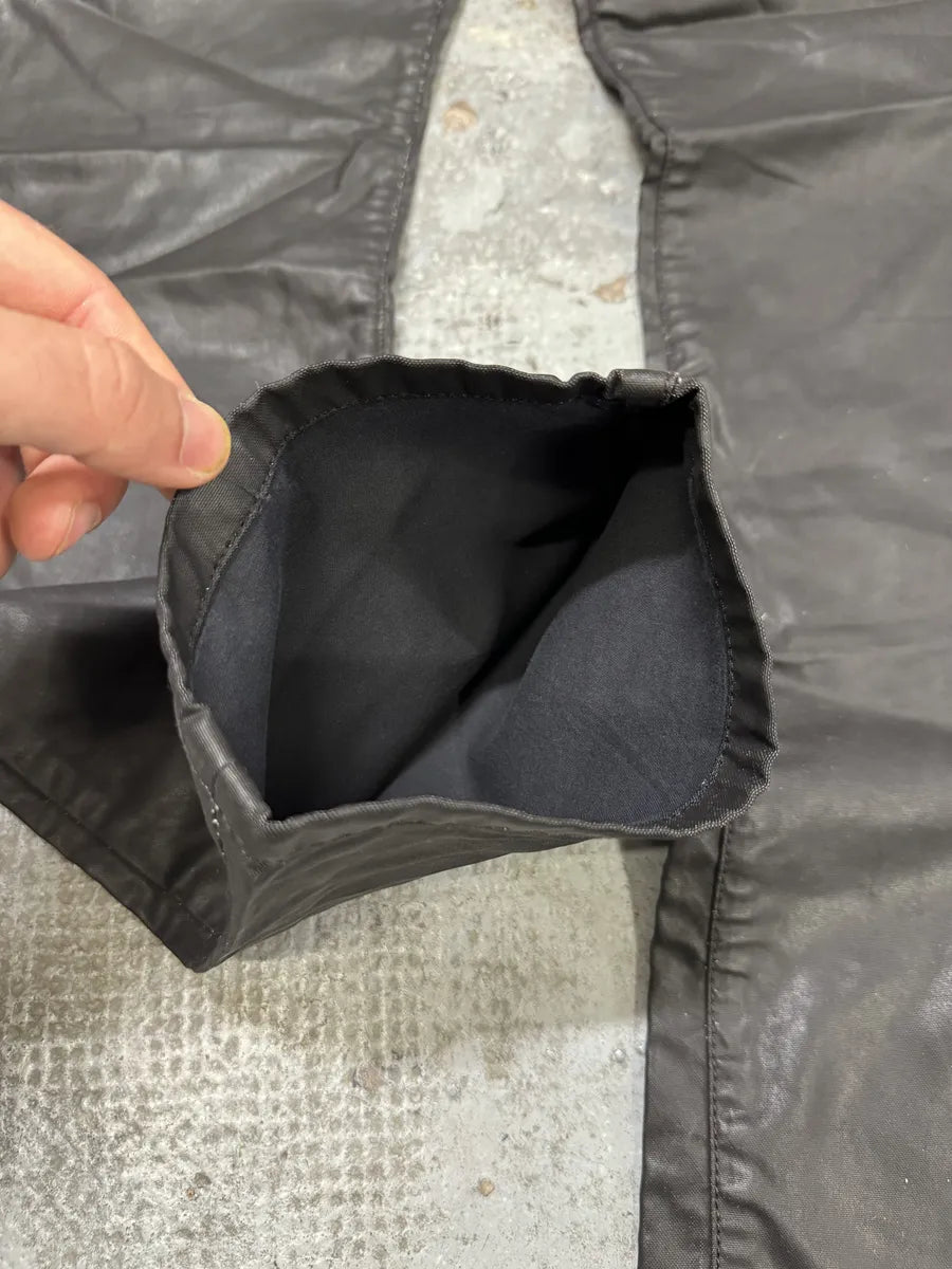 Richmond Black Dark Waxed Effect Pants nvPAvid 6