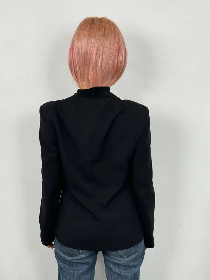 2000s Richmond Black Nylon Signature Minimalist Jacket qmCMRyT 2
