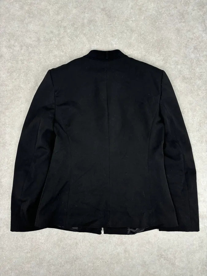 2000s Richmond Black Nylon Signature Minimalist Jacket qmCMRyT 4