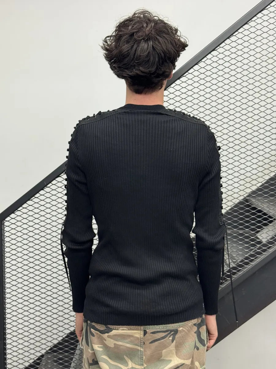 Richmond Laced Black Knit Sweater JsvuAyT 3