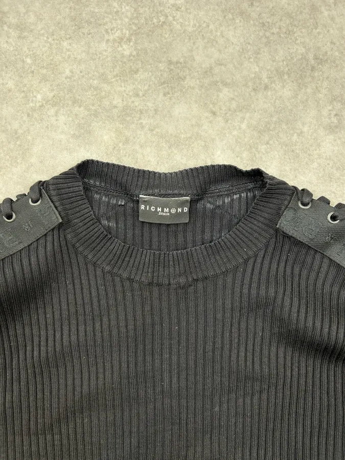 Richmond Laced Black Knit Sweater JsvuAyT 4