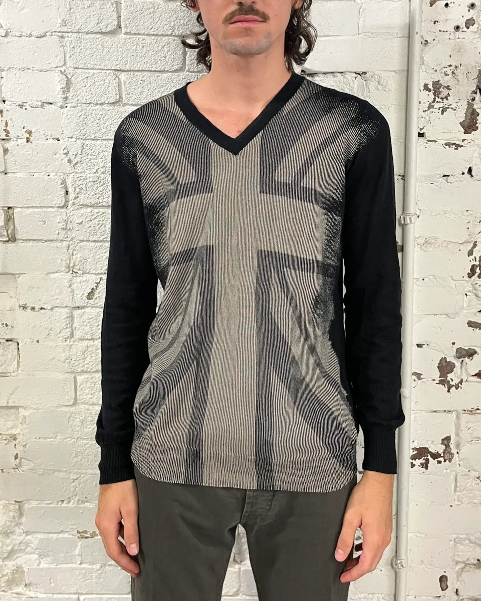 Richmond UK Flag Black & Grey Rock Sweater DElORks 1