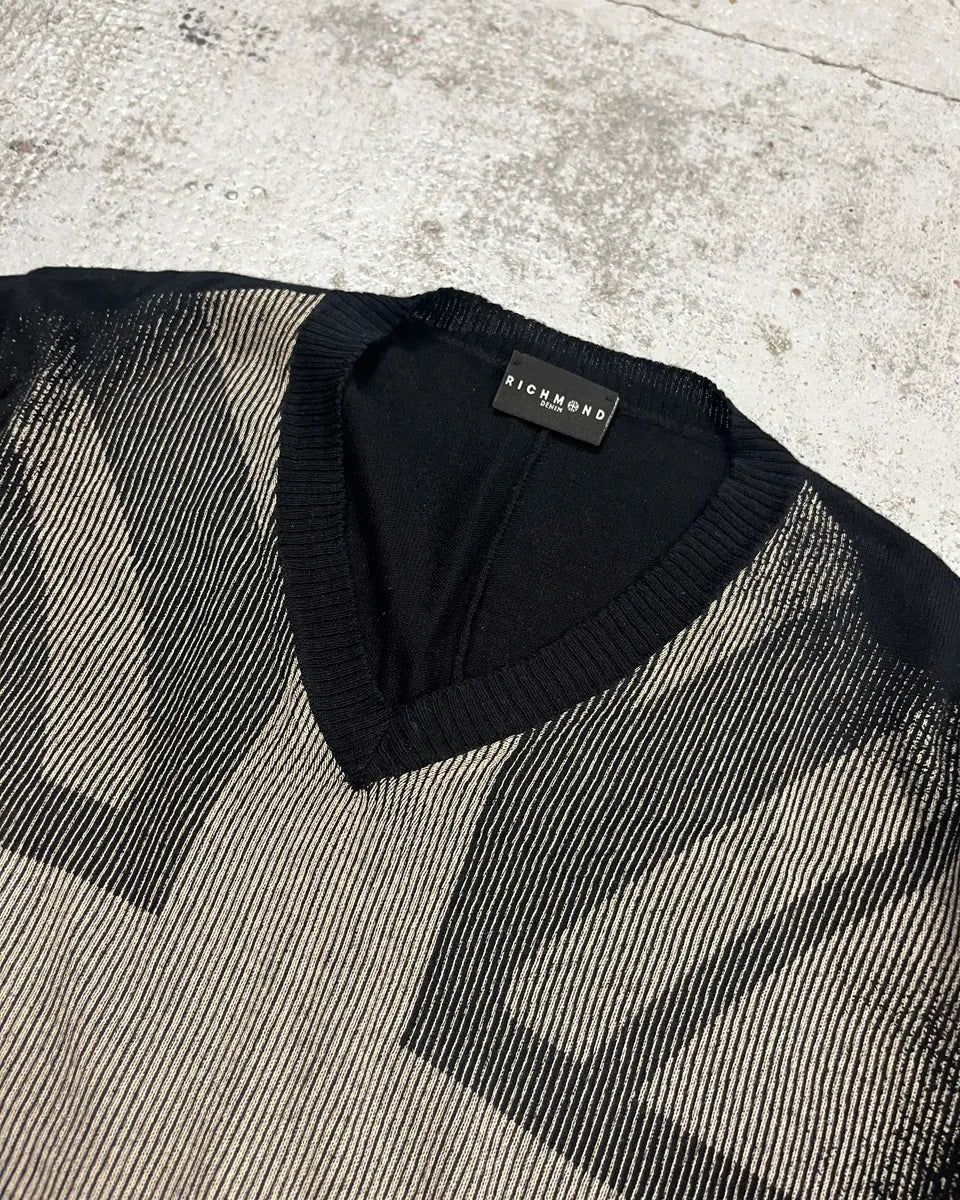 Richmond UK Flag Black & Grey Rock Sweater DElORks 4