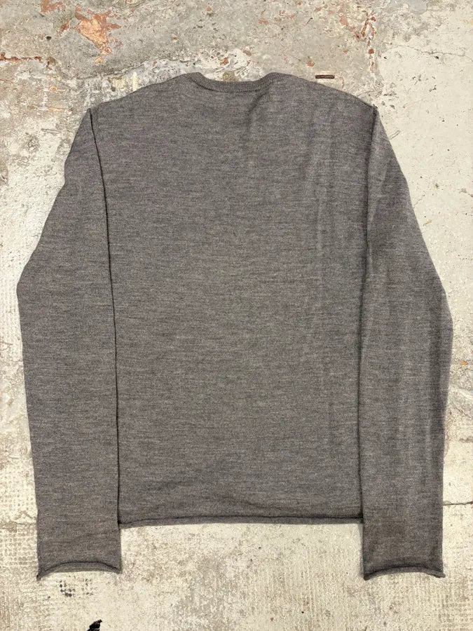 Richmond UK Flag Eagle Grey Sweater JDMROPb 3