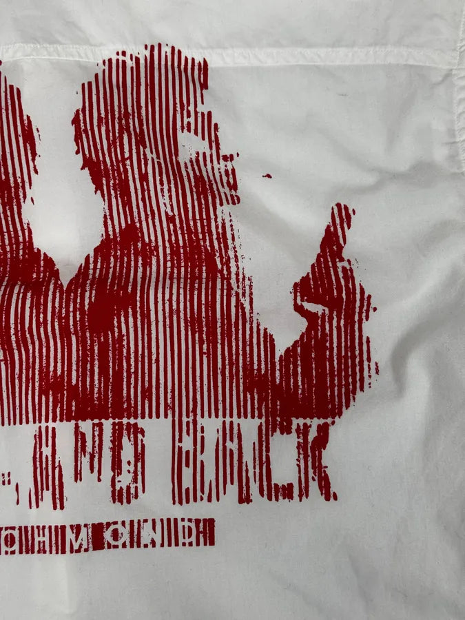 Richmond White « To Hell And Back » Red Print Shirt gBgWPCs 8