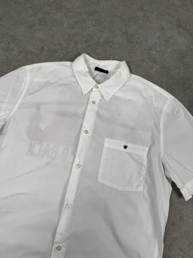 Richmond White « To Hell And Back » Red Print Shirt gBgWPCs 4