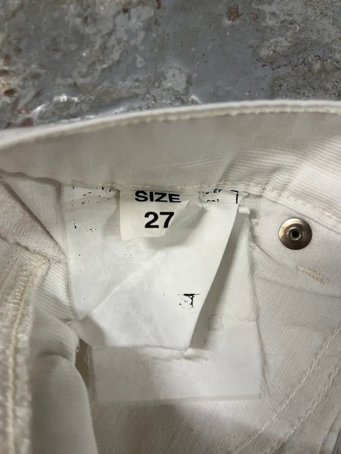 Richmond White Eclectic Birds Effect Contemporary Pants (S) EPwuUdS 10