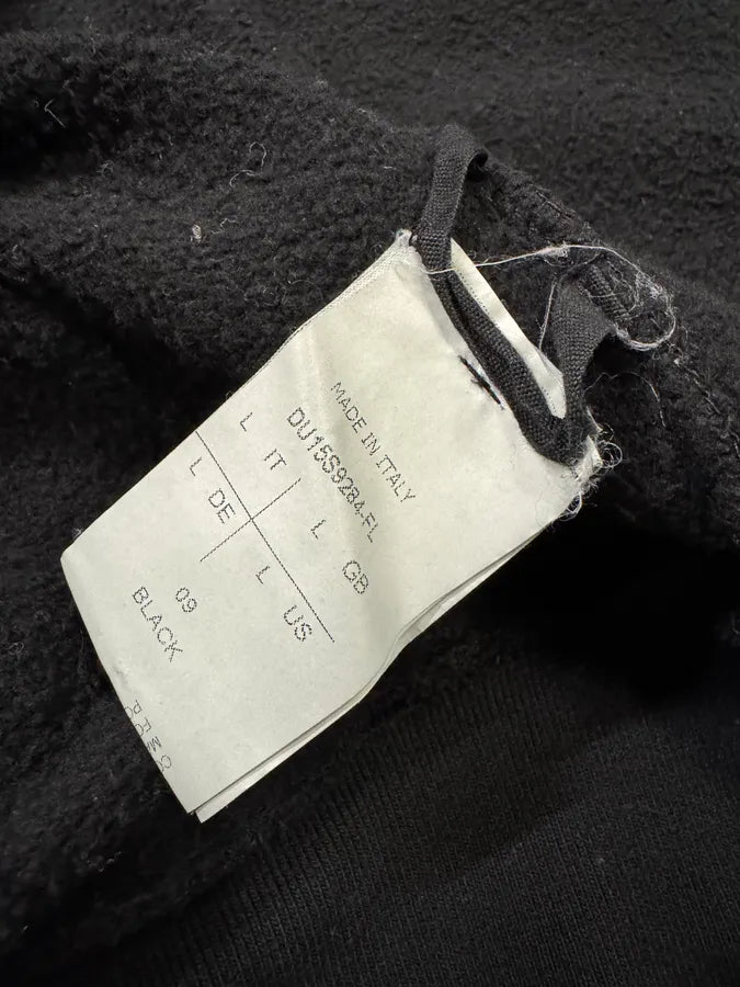 Rick Owens Asymmetrical Wool & Leather Black Jacket (L) 13