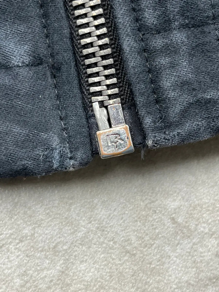 Rick Owens Avant-Garde Black Suede Leather Jacket FxvwtXy 8