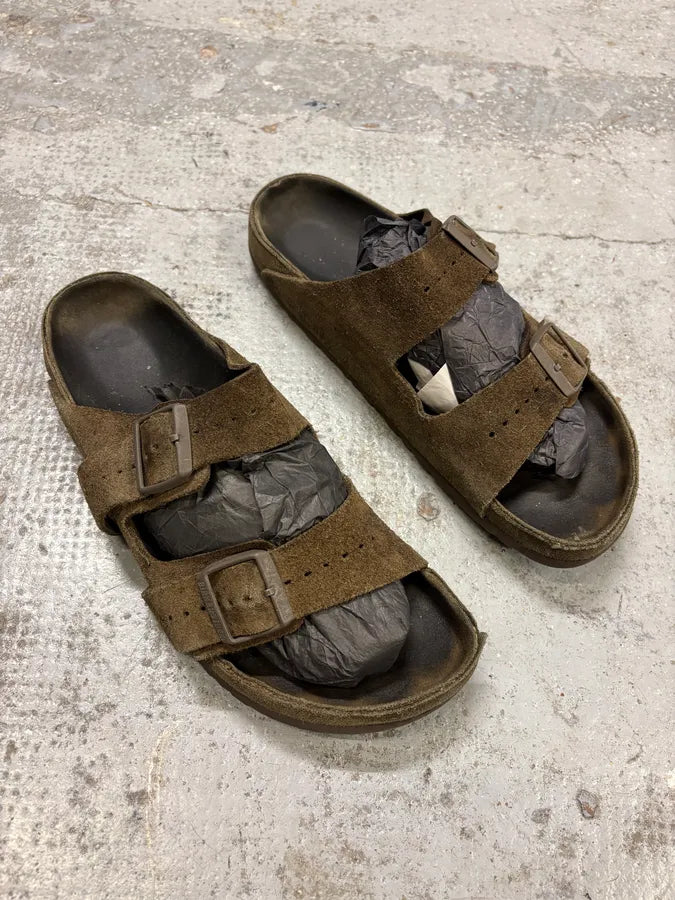 Rick Owens Birkenstock Brown Sandals NXewchd 3