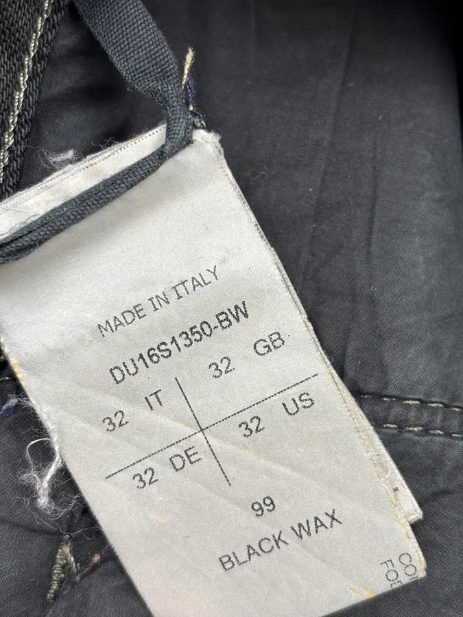 SS2016 Rick Owens Black Dark Leather Pants XiJFevk 11