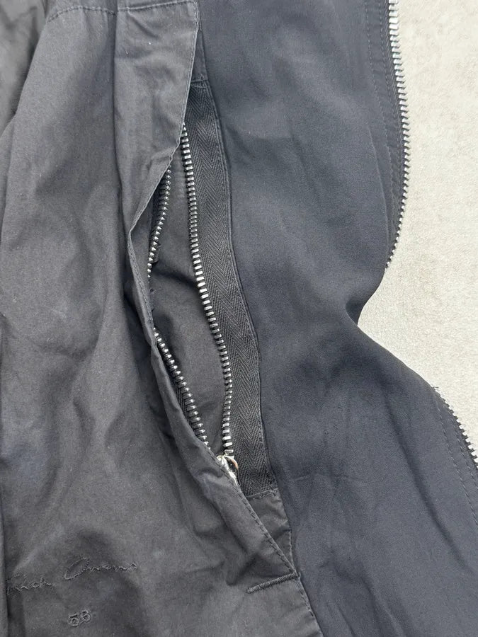 Rick Owens Black Minimalist Light Bomber Jacket XXudYzY 9
