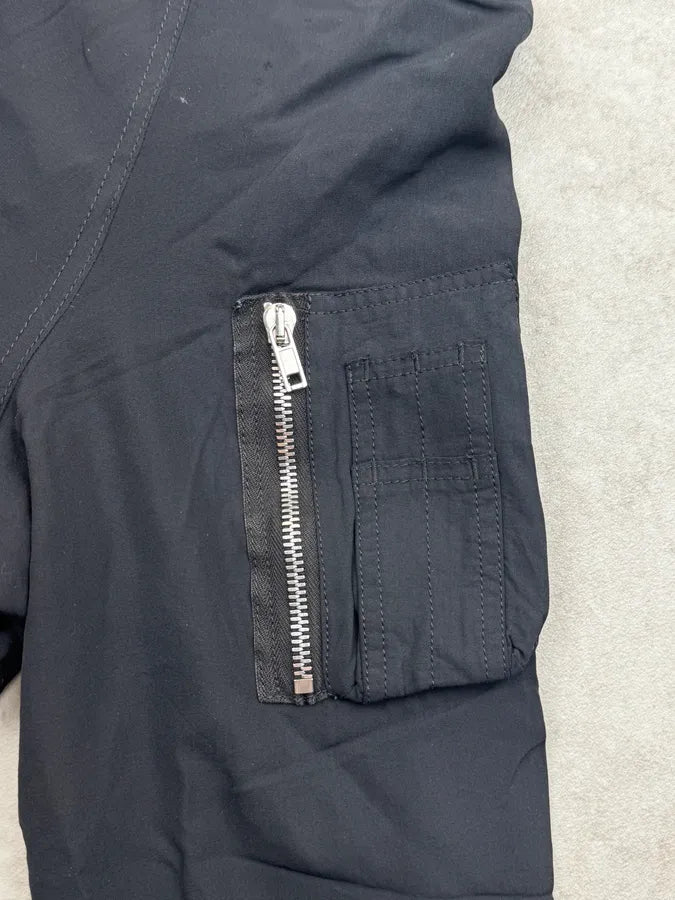 Rick Owens Black Minimalist Light Bomber Jacket XXudYzY 8
