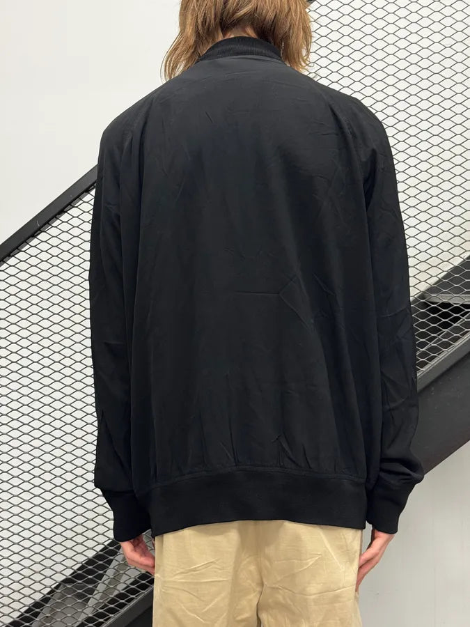 Rick Owens Black Minimalist Light Bomber Jacket XXudYzY 3