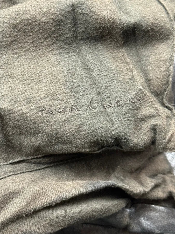 2000s Rick Owens Black Lambskin Structural Jacket tFDuUWz 10