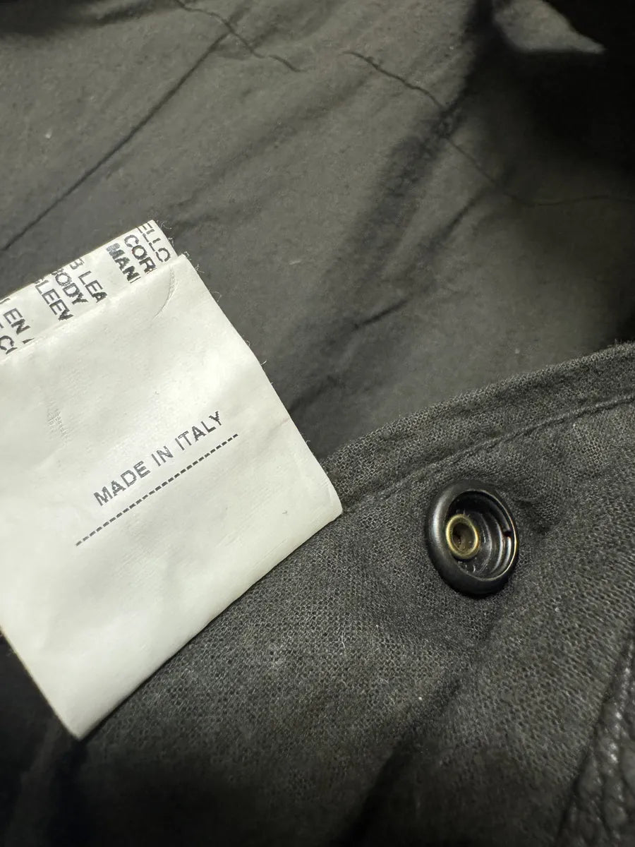 Rick Owens Brown Leather Avant-Garde Jacket EvZRkML 12