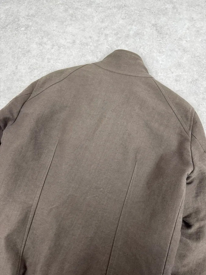 Rick Owens Brown Straight Faded Avant-Garde Jacket WDzGyAj 5