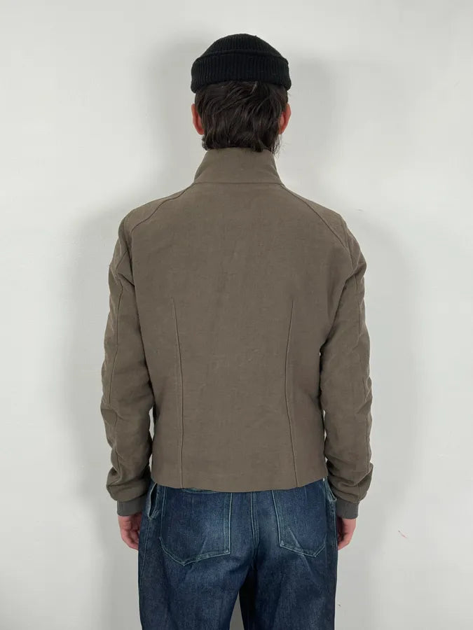 Rick Owens Brown Straight Faded Avant-Garde Jacket WDzGyAj 2