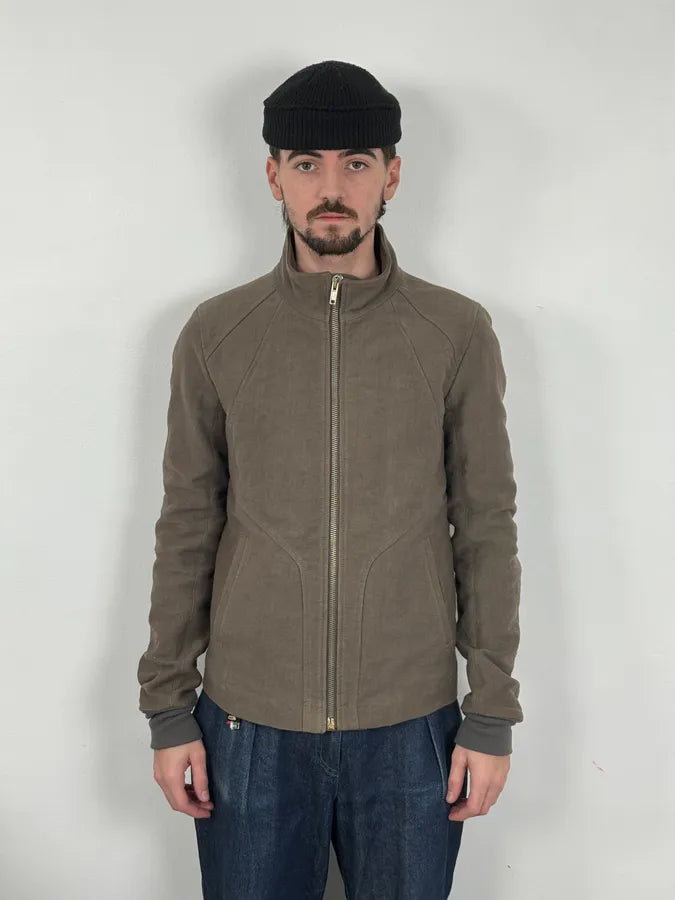 Rick Owens Brown Straight Faded Avant-Garde Jacket WDzGyAj 1
