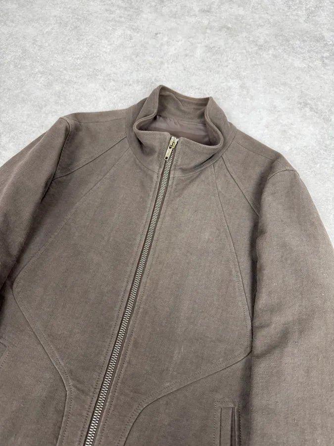 Rick Owens Brown Straight Faded Avant-Garde Jacket WDzGyAj 4