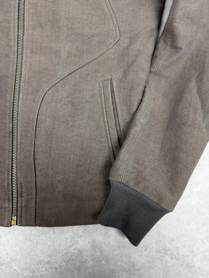 Rick Owens Brown Straight Faded Avant-Garde Jacket WDzGyAj 8