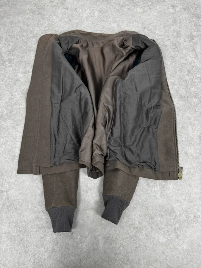 Rick Owens Brown Straight Faded Avant-Garde Jacket WDzGyAj 6