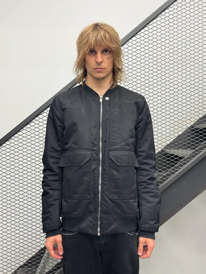 AW2018 Rick Owens Dark Shadow Black Cargo Bomber Jacket EcRzQQu 1