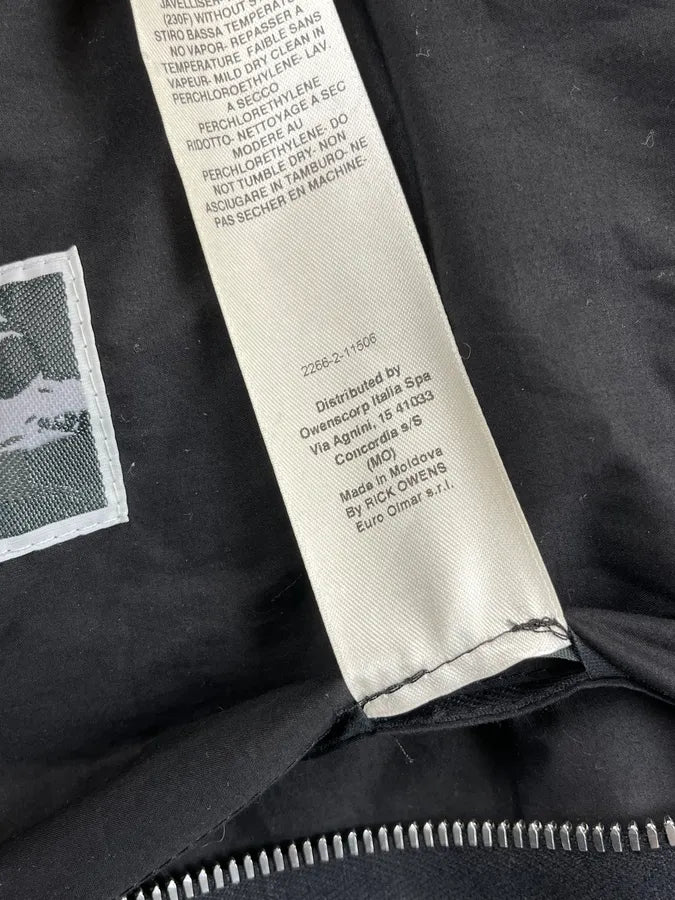 AW2018 Rick Owens Dark Shadow Black Cargo Bomber Jacket EcRzQQu 11