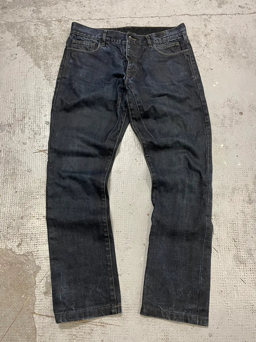 Rick Owens DRKSHDW Avant-Garde Brut Navy Slim Jeans PjGgXgi 0
