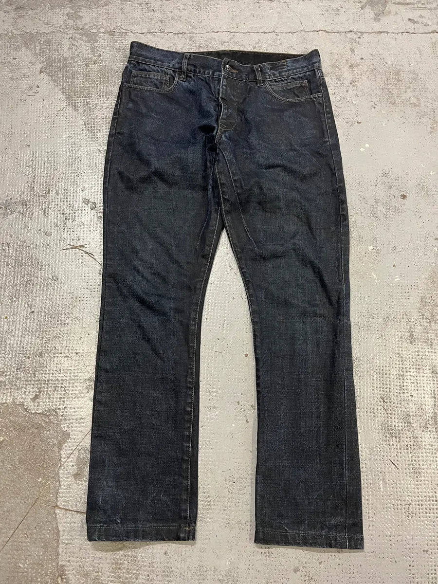 Rick Owens DRKSHDW Avant-Garde Brut Navy Slim Jeans PjGgXgi 4