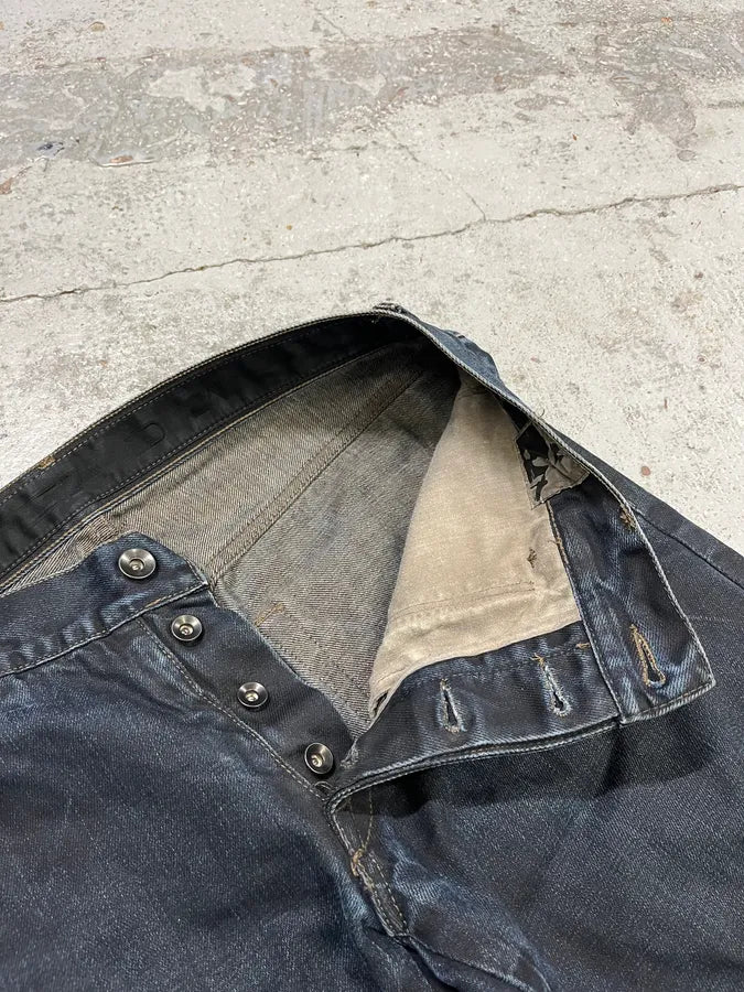 Rick Owens DRKSHDW Avant-Garde Brut Navy Slim Jeans PjGgXgi 8
