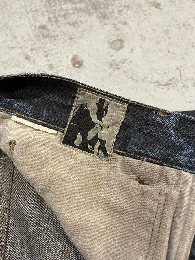 Rick Owens DRKSHDW Avant-Garde Brut Navy Slim Jeans PjGgXgi 9