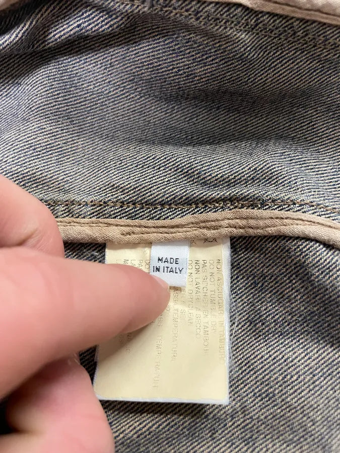 Rick Owens DRKSHDW Faded Blue Denim Jacket (M) qxjucuh 10