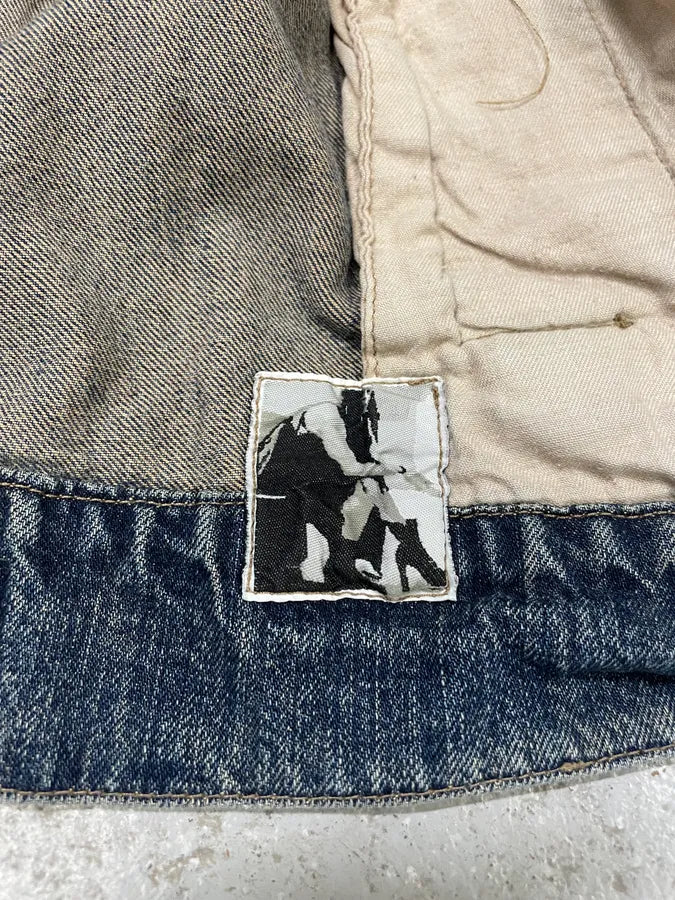 Rick Owens DRKSHDW Faded Blue Denim Jacket (M) qxjucuh 8