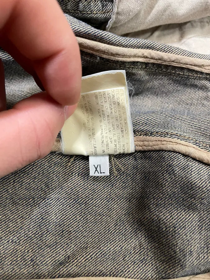 Rick Owens DRKSHDW Faded Blue Denim Jacket (M) qxjucuh 9