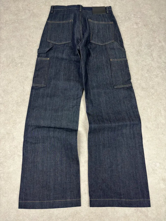 Rick Owens Carpenter Navy Denim Jeans BvfRKUr 4
