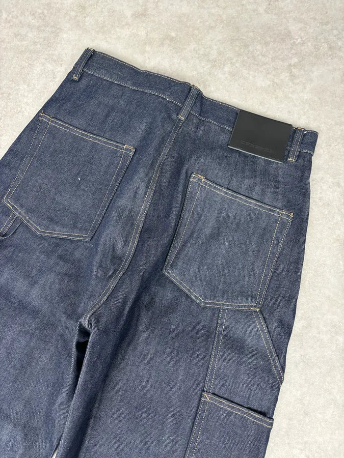 Rick Owens Carpenter Navy Denim Jeans BvfRKUr 6