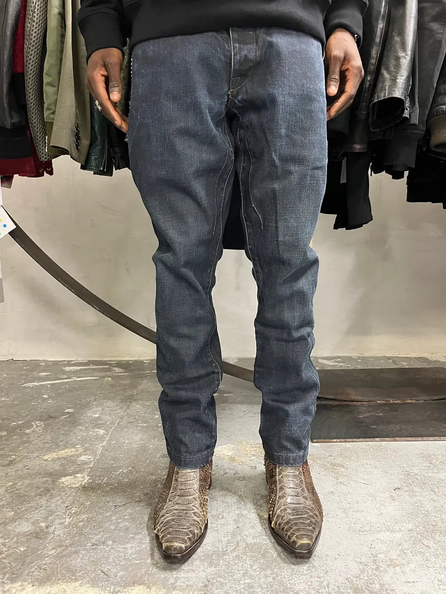 Rick Owens DRKSHDW Obscure Navy Denim Jeans XQbhPBg 1