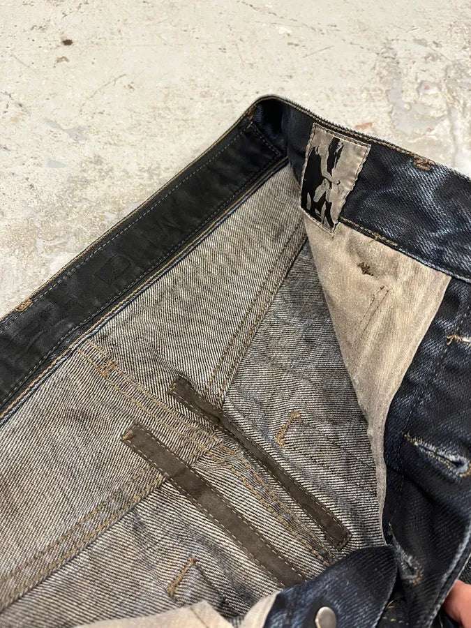 Rick Owens DRKSHDW Obscure Navy Denim Jeans XQbhPBg 10