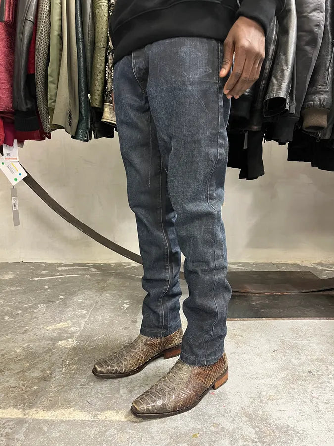 Rick Owens DRKSHDW Obscure Navy Denim Jeans XQbhPBg 2