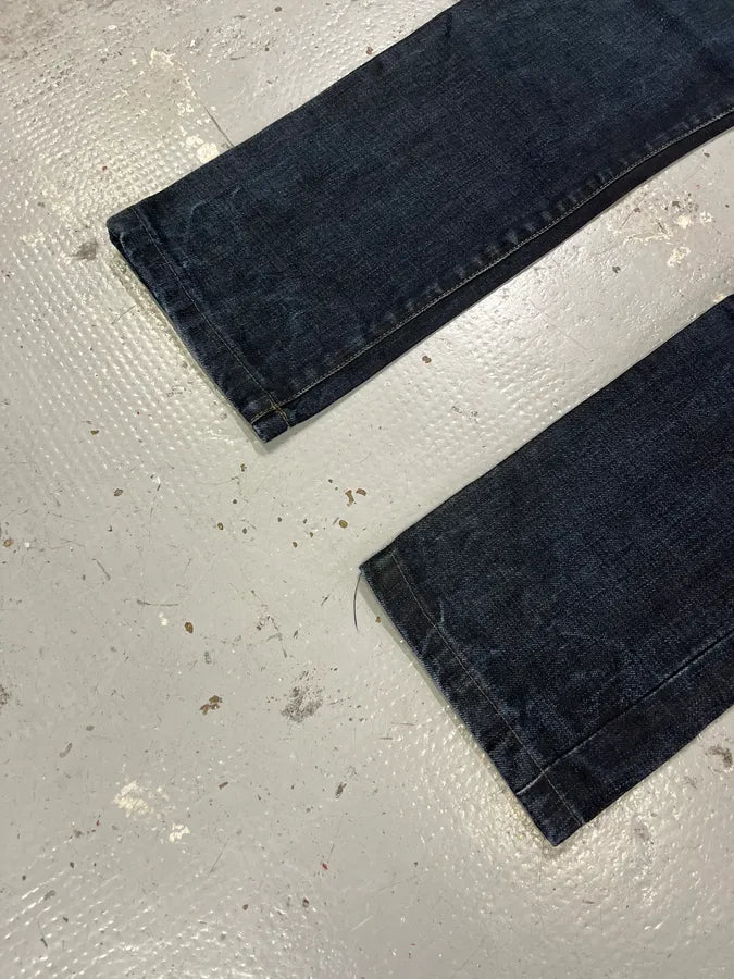 Rick Owens DRKSHDW Obscure Navy Denim Jeans XQbhPBg 6