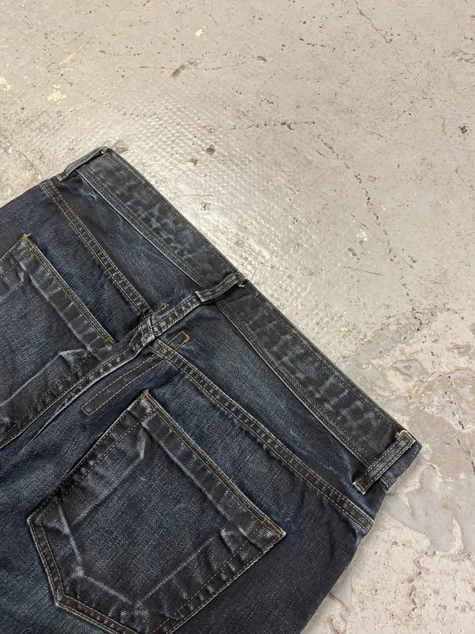 Rick Owens DRKSHDW Obscure Navy Denim Jeans XQbhPBg 8