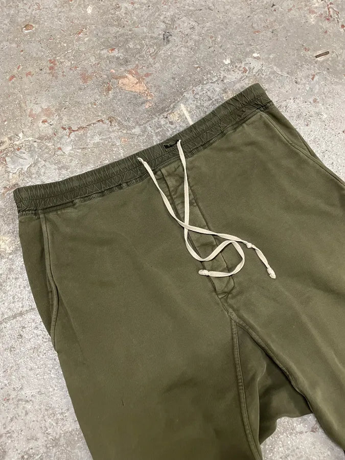 Rick Owens DRKSHDW Olive Cozy Joggers Pants (XL) AOgqVaN 3