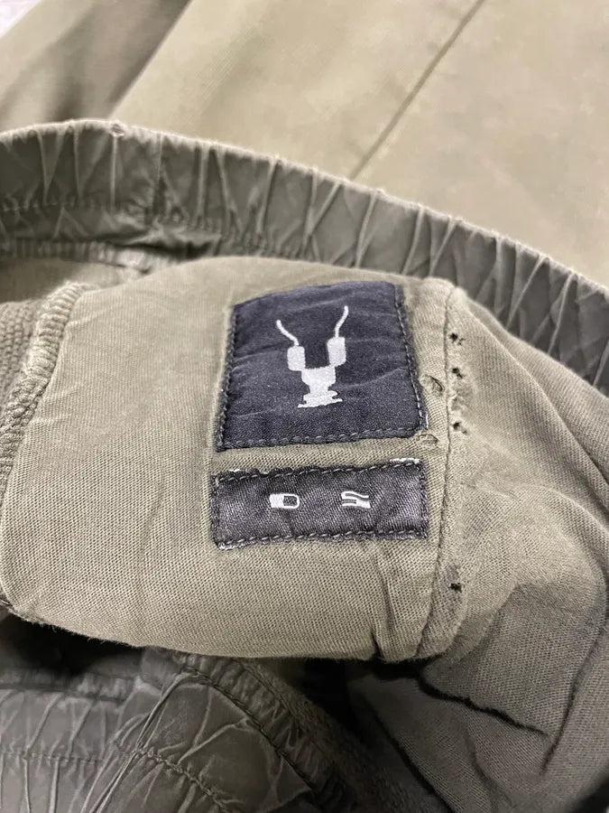 Rick Owens DRKSHDW Olive Cozy Joggers Pants (XL) AOgqVaN 8