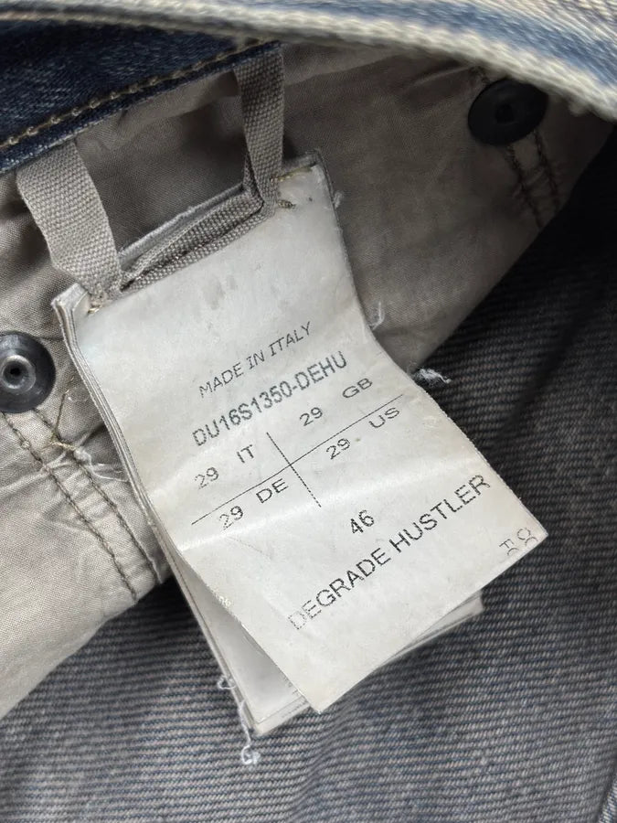 SS2016 Rick Owens DRKSHDW Slim Gradient Bronze & Black Denim Jeans hDrREea 11