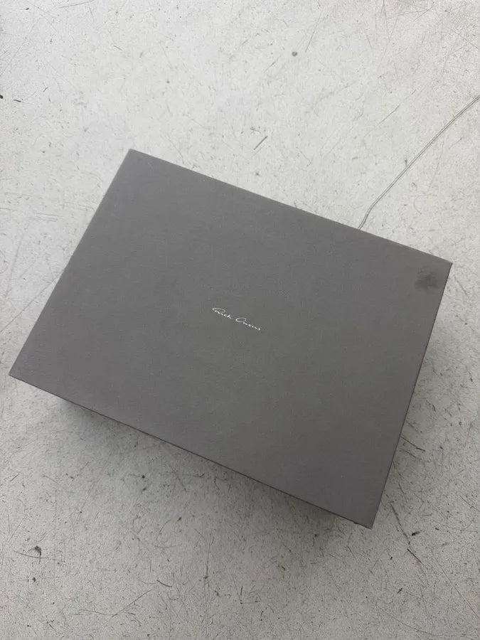 Rick Owens Forest Green Leather Sneakers dPDbFRM 12