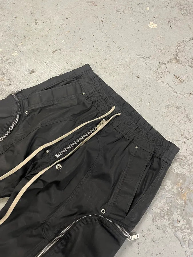 Rick Owens Futuristic Black Cargo Pants oopVPJp 4