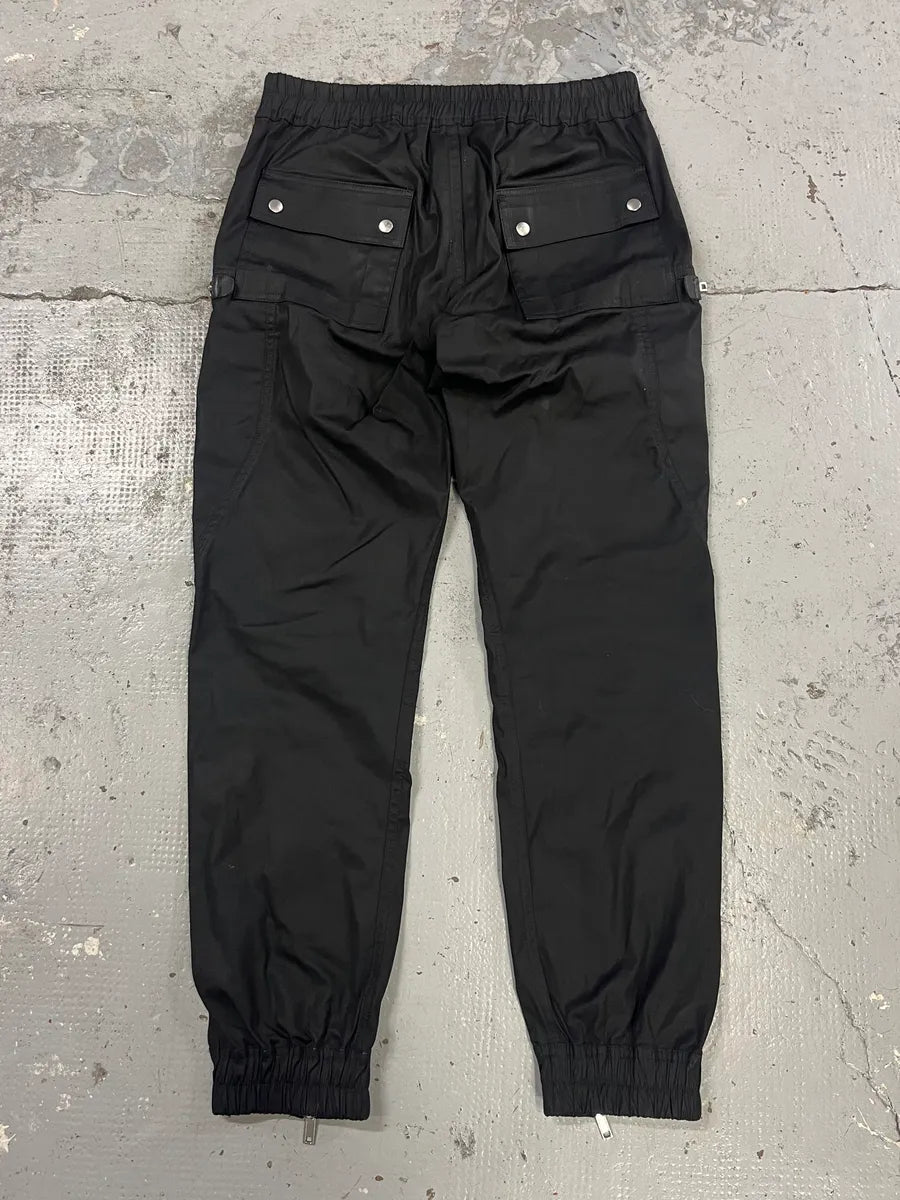 Rick Owens Futuristic Black Cargo Pants oopVPJp 6