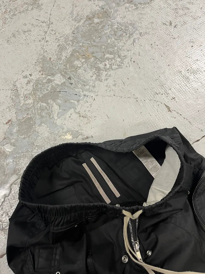 Rick Owens Futuristic Black Cargo Pants oopVPJp 8