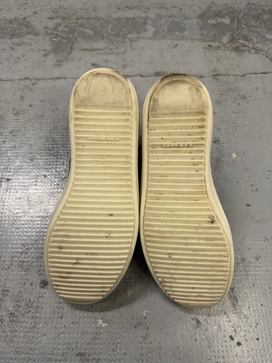 Rick Owens Gethsemane High Black Canvas Sneakers NDssvDS 8